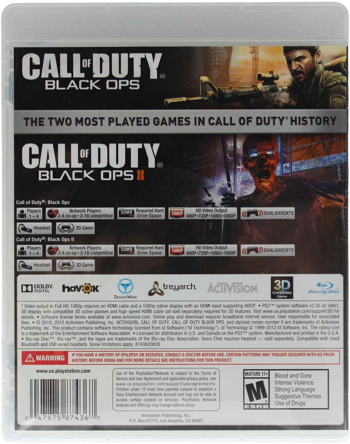 Call Of Duty: Combo Pack