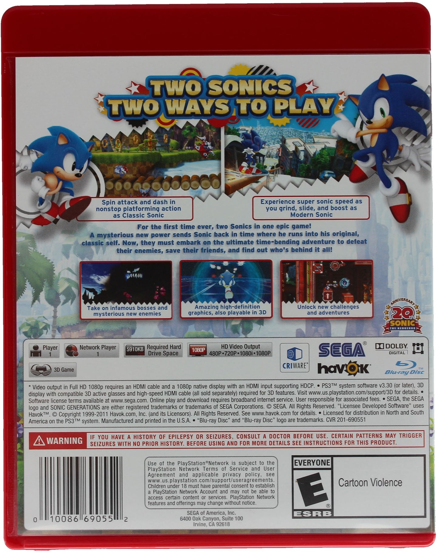 Sonic: Generations (PS3)