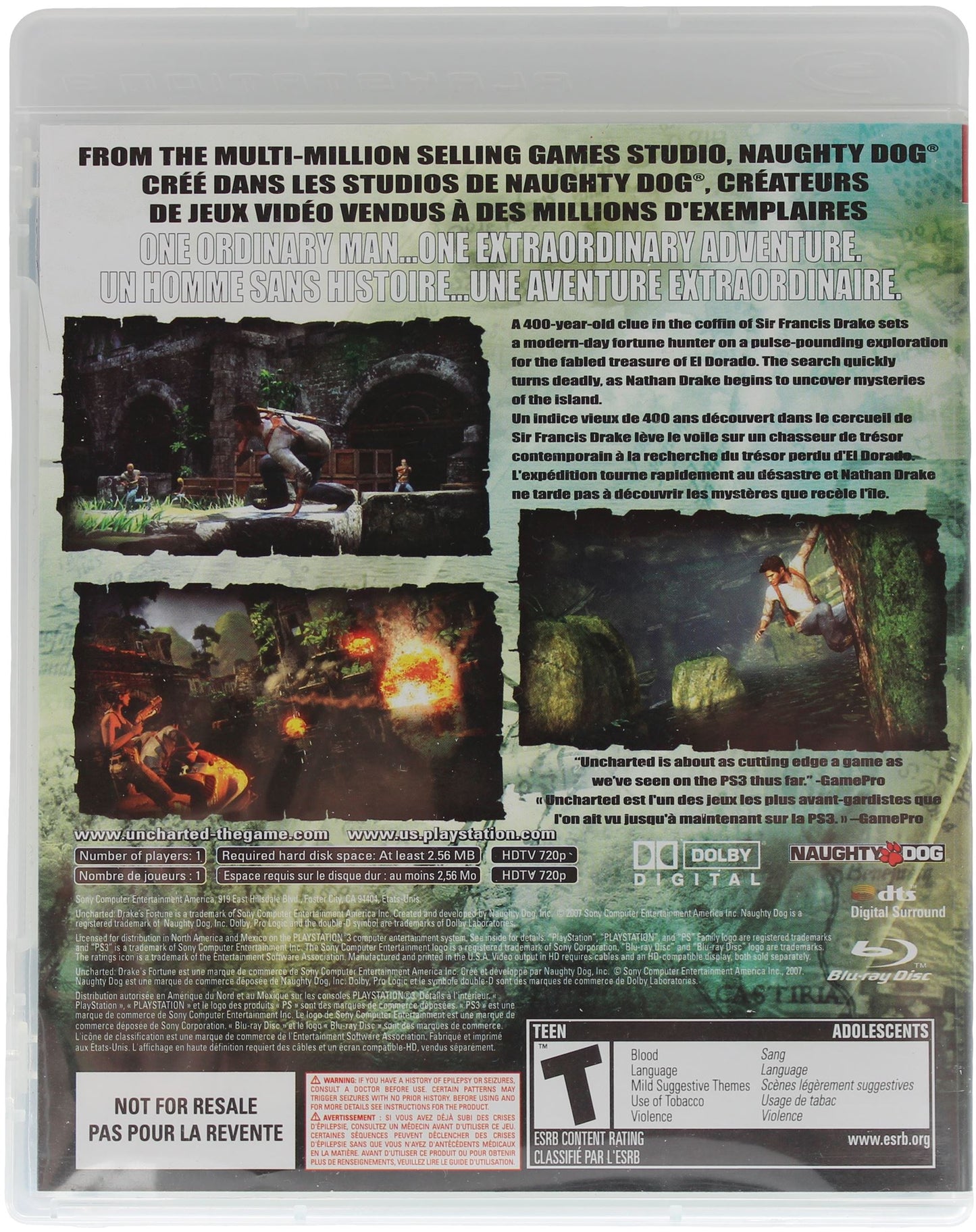 Uncharted: Drake's Fortune (PS3)