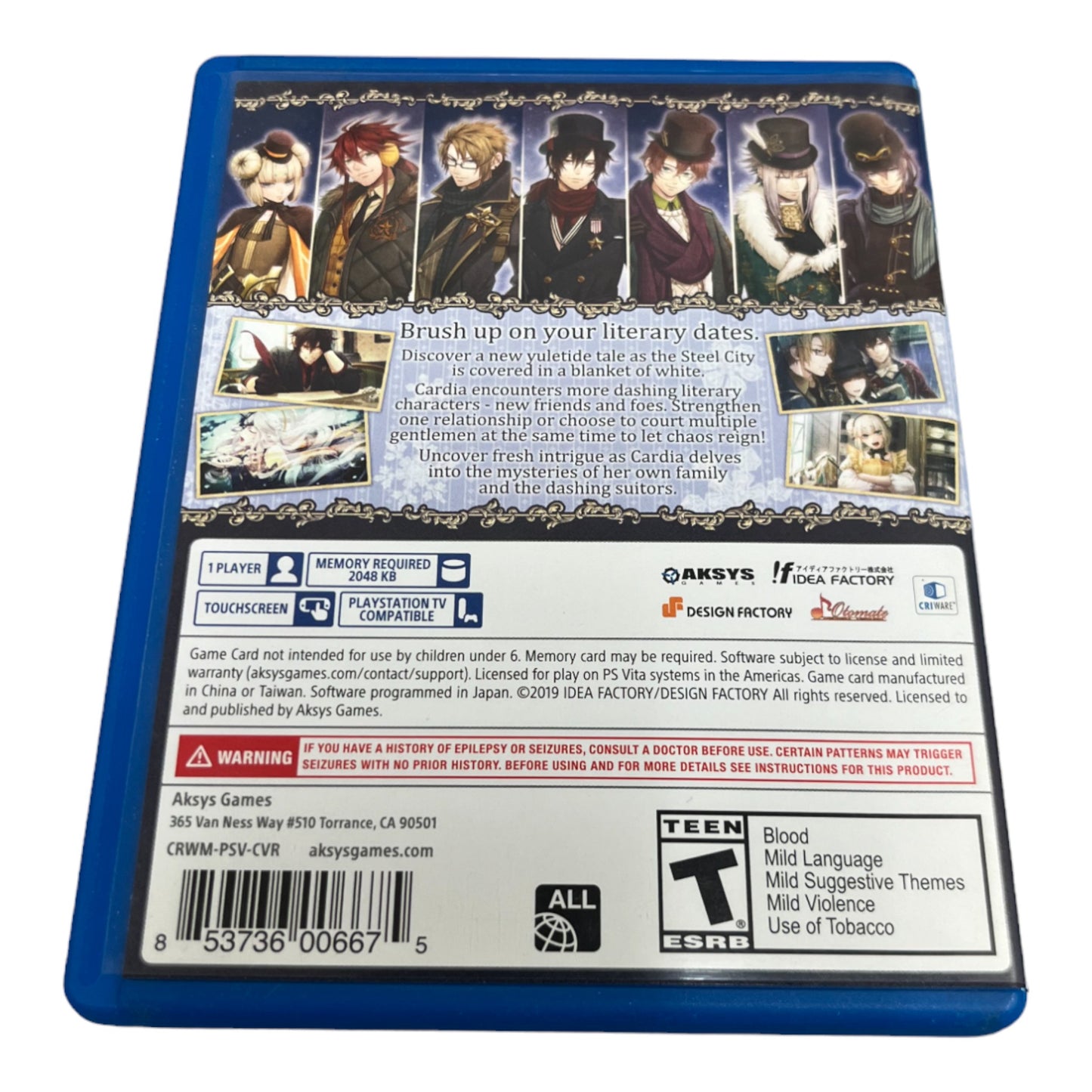 Code Realize Wintertide Miracles (PSVita)