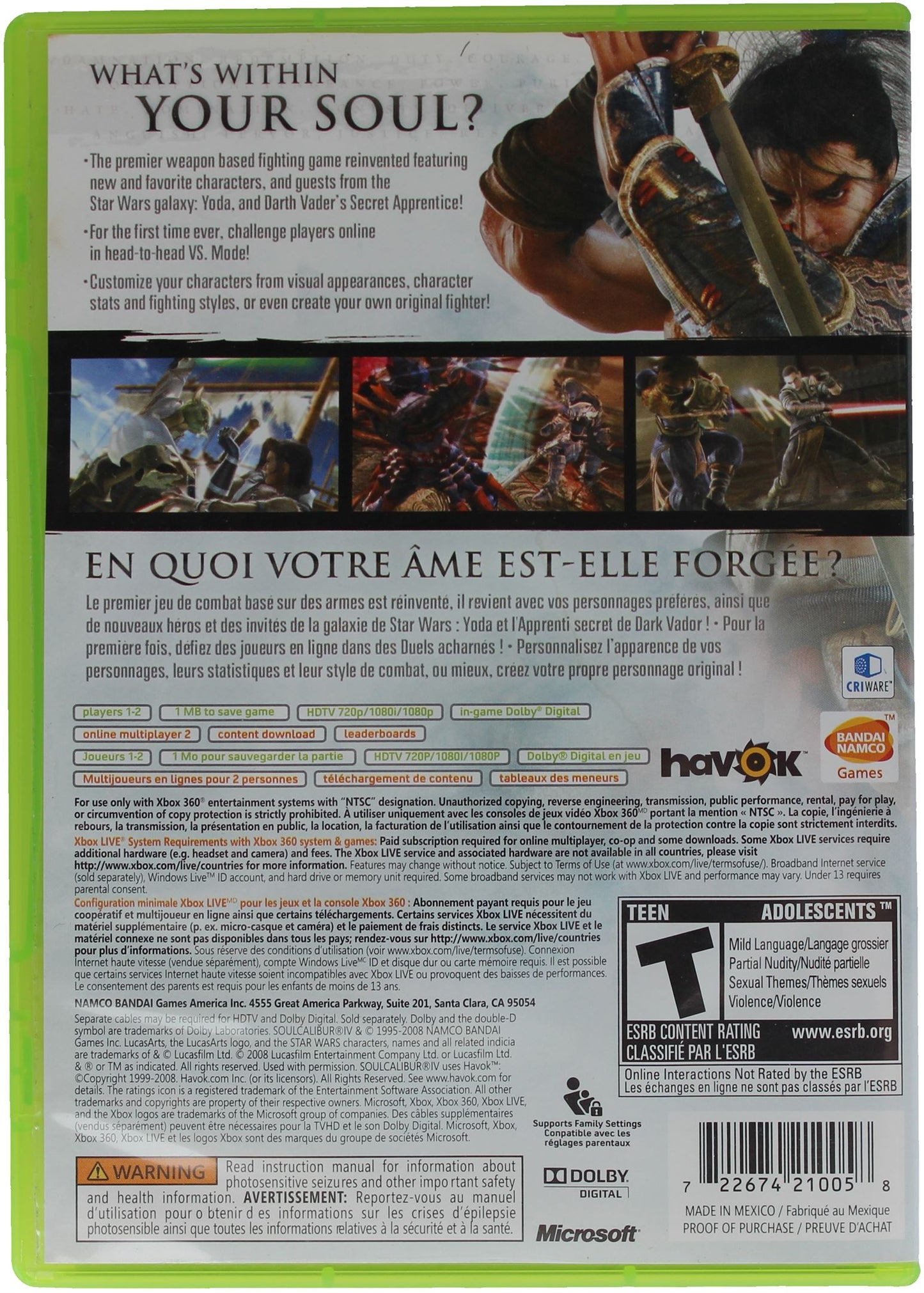 Soul Calibur IV (Xbox 360)