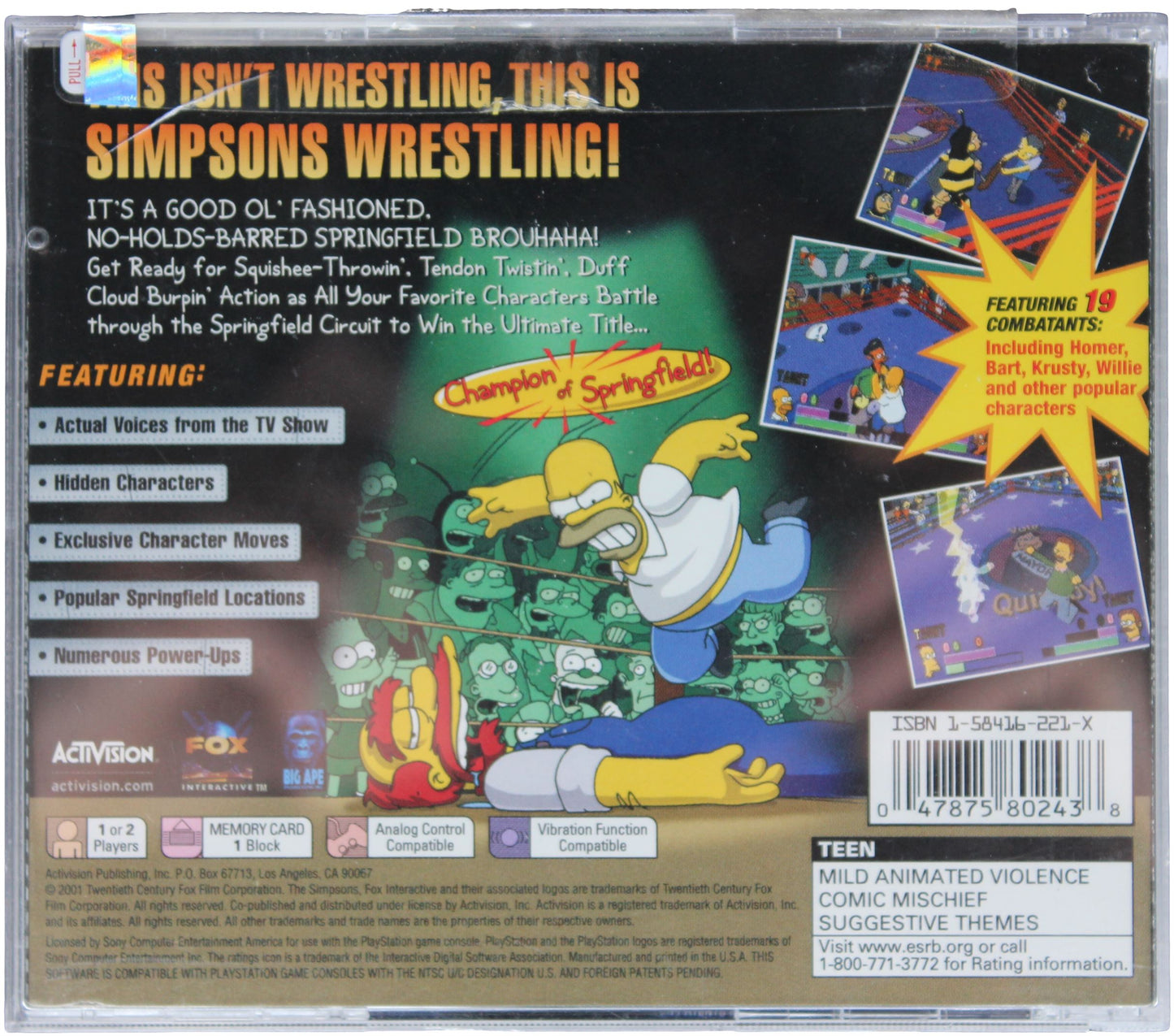 The Simpsons: Wrestling