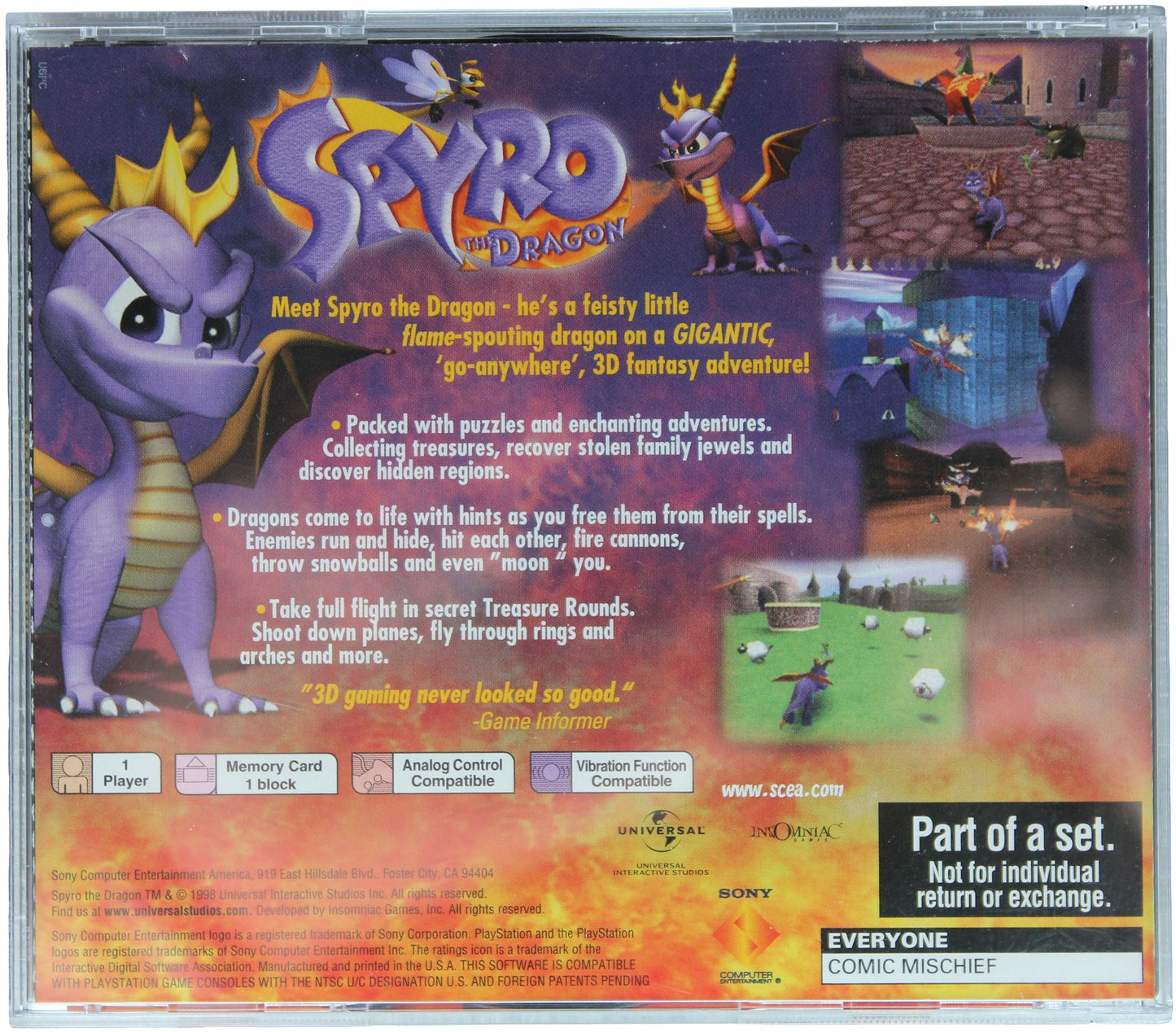 Spyro: The Dragon [Collector's Edition] [Part Of A Set]