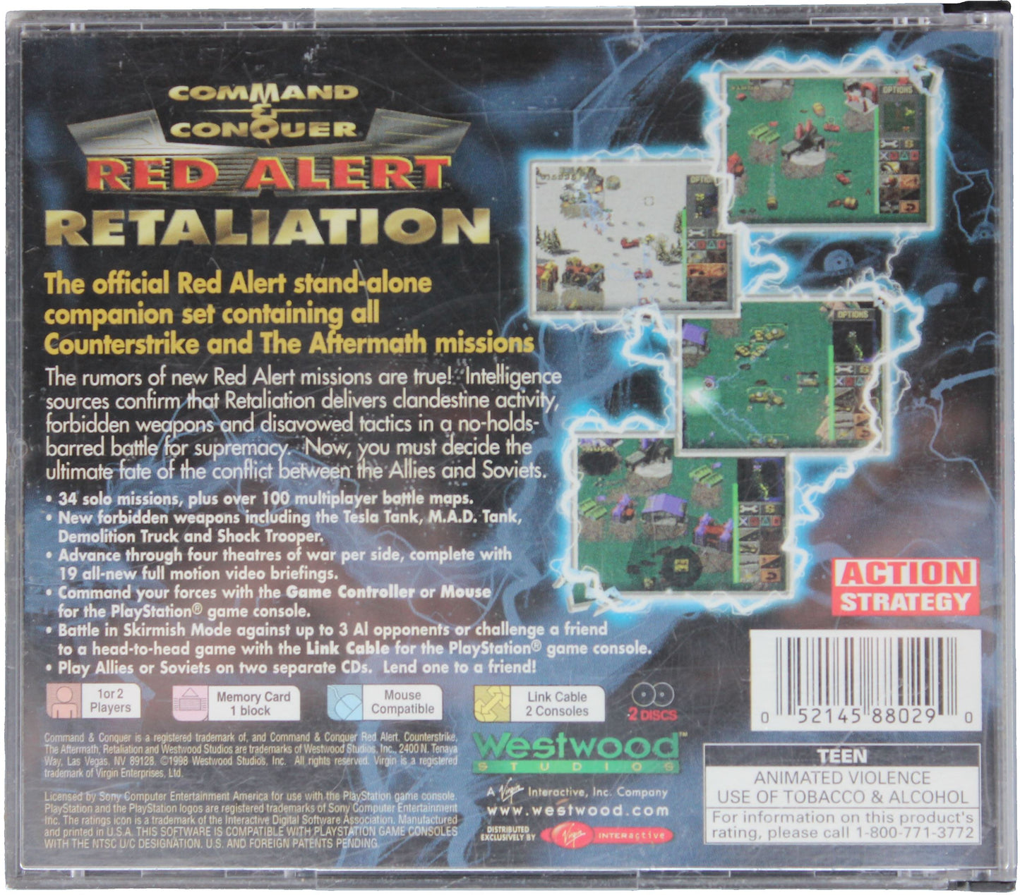 Command & Conquer: Red Alert Retaliation (PS1)