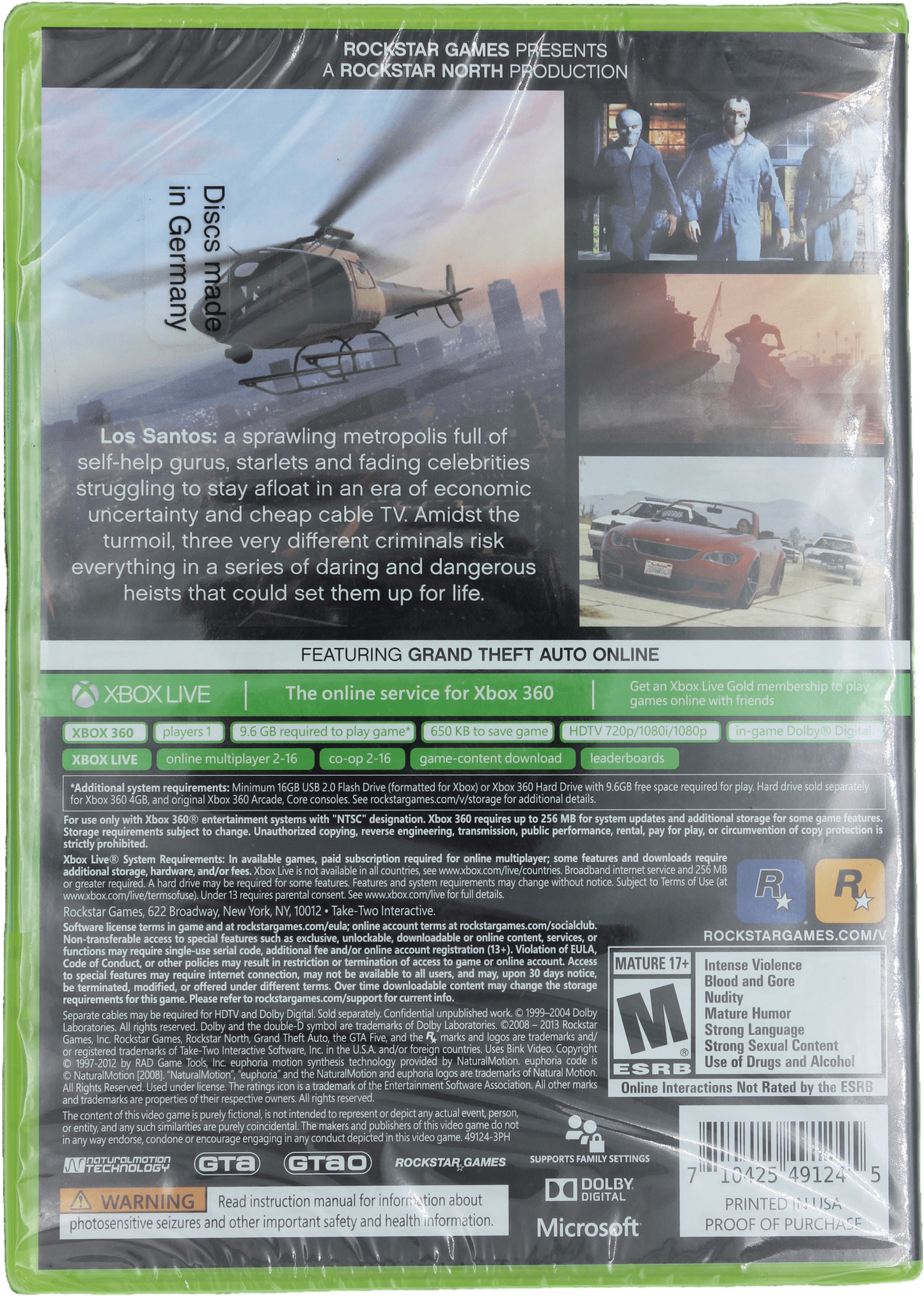 Grand Theft Auto V (Xbox 360)