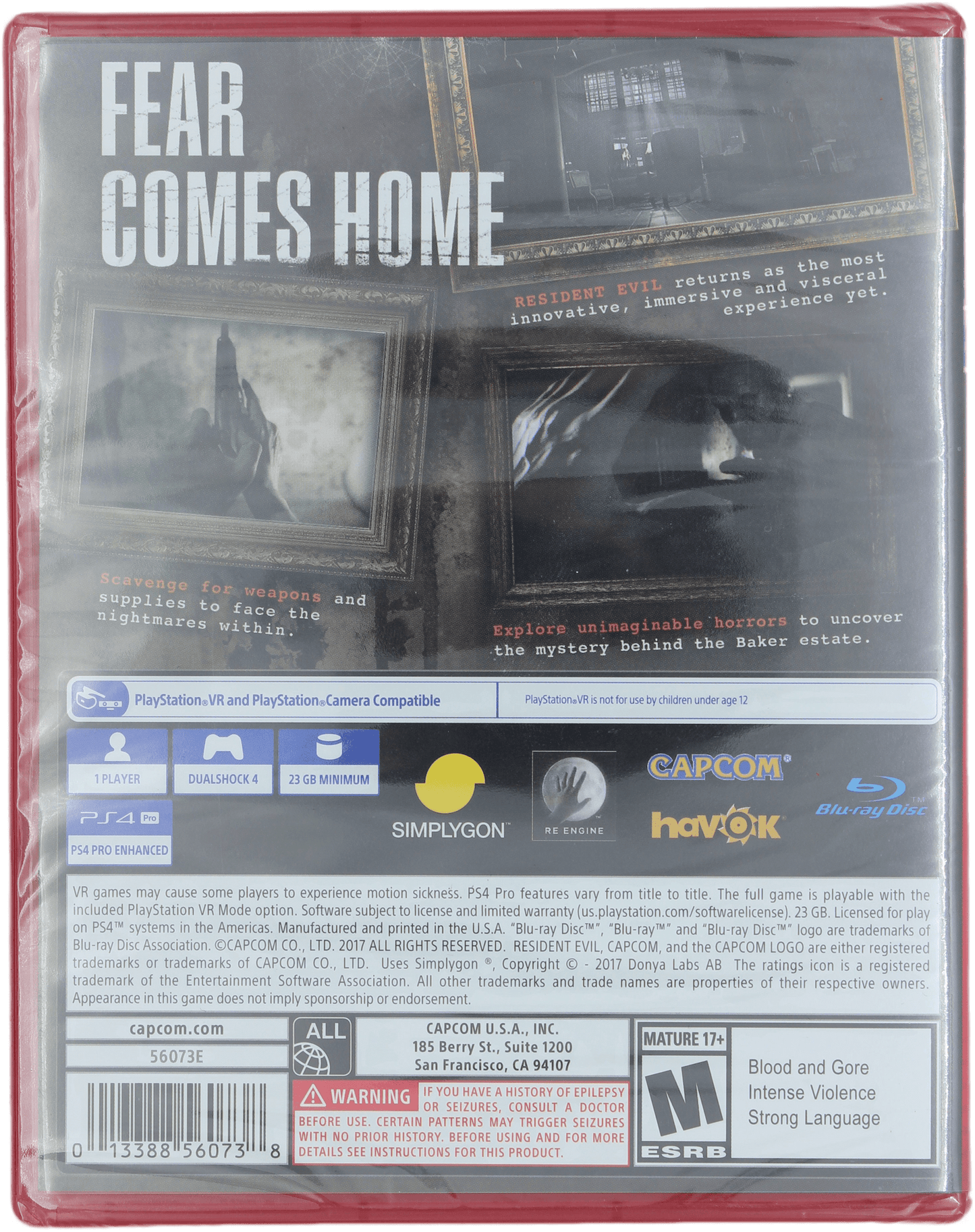 Resident Evil 7 Biohazard (PS4)