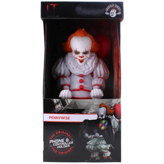 Pennywise toy figure in packaging with 'IT' branding