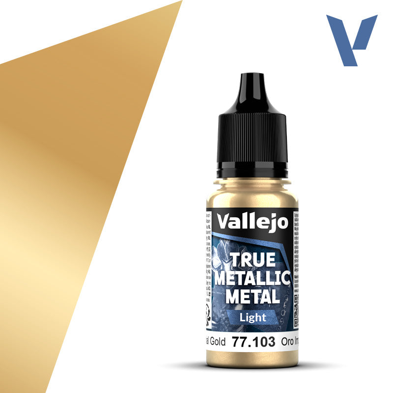 Vallejo - True Metallic Metal: Single Bottles – Imperial Gold System 18ml