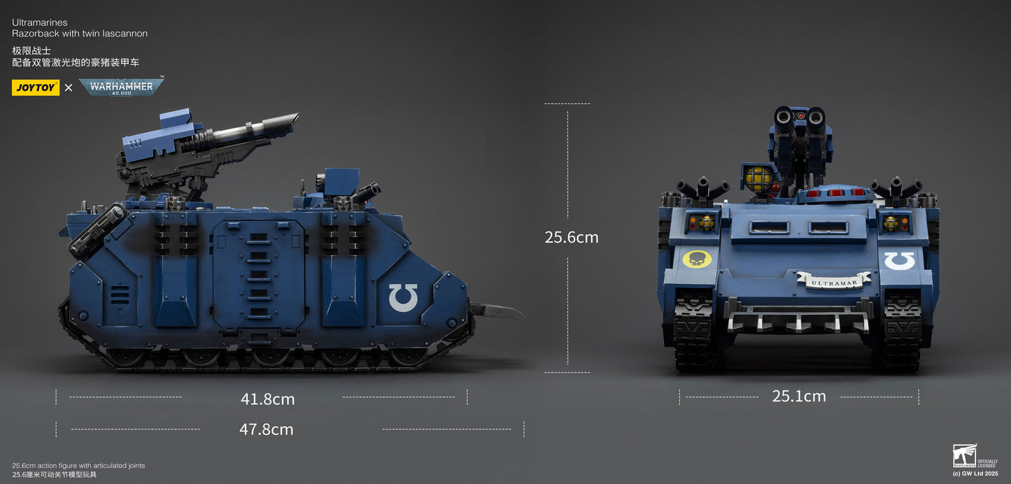JOYTOY - Ultramarines: Razorback with Twin Lascannon