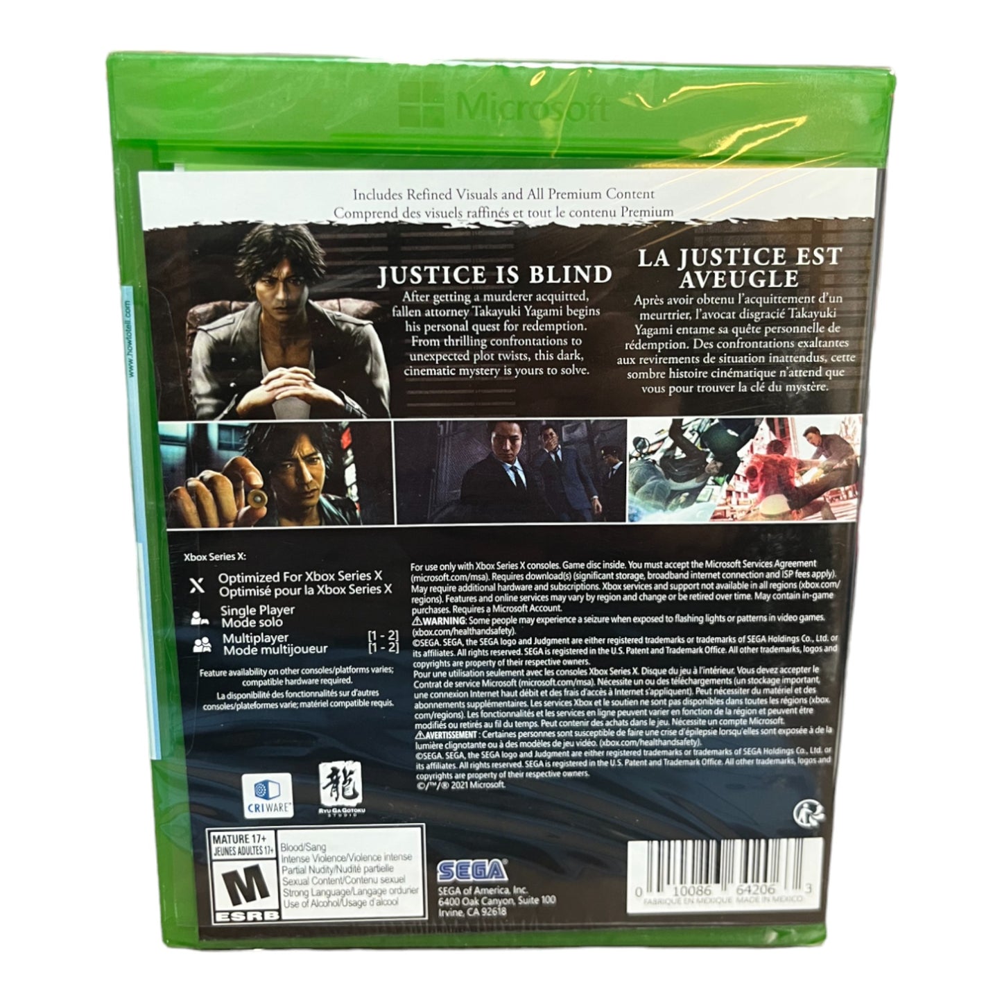 Judgment (Xbox Series X) - Sealed