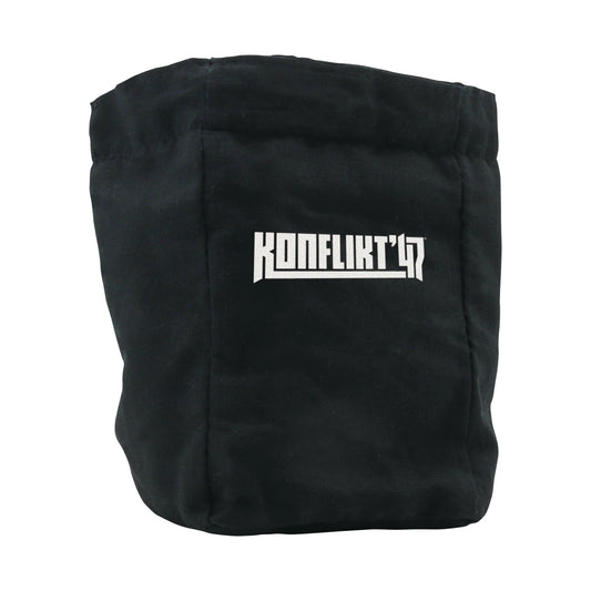 Konflikt '47 - Black Dice Bag w/Embroidered Logo