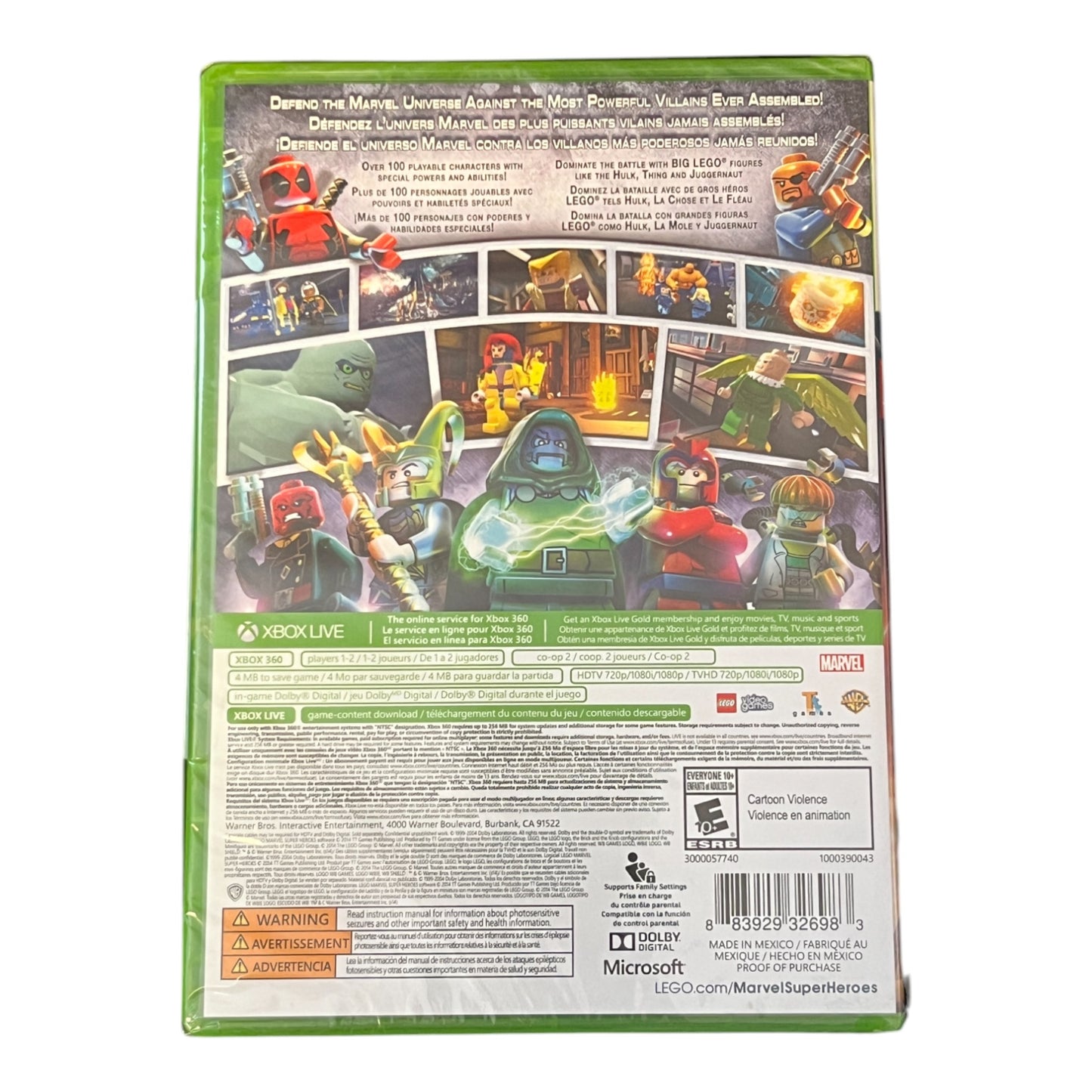 LEGO Marvel Super Heroes (Xbox360) - Sealed