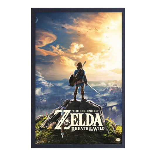 LOZ Breath of the Wild Hyrule Landscape 11″X17″ Framed Print