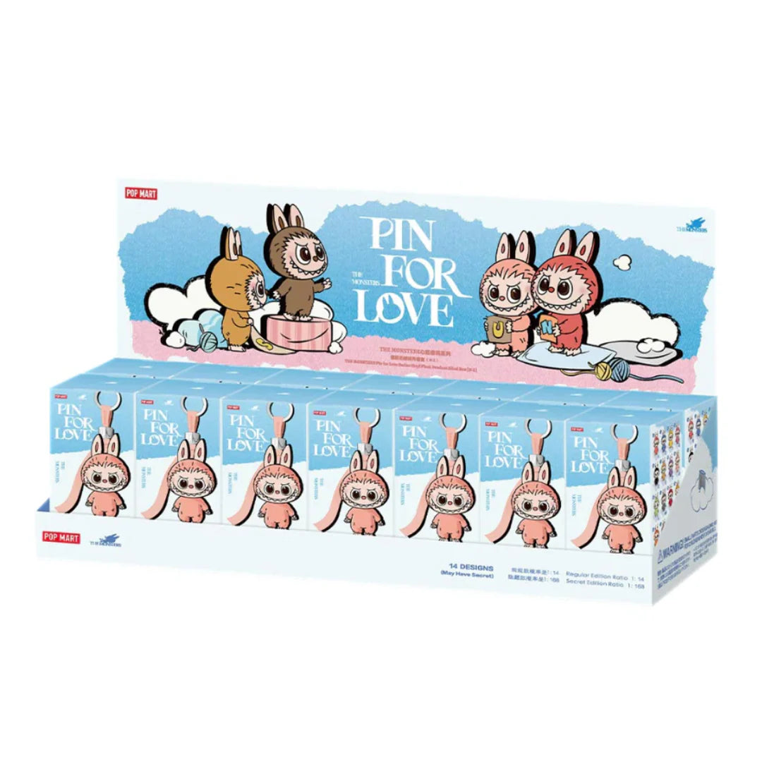 Labubu THE MONSTERS Pin for love - Blind Box (N-Z)