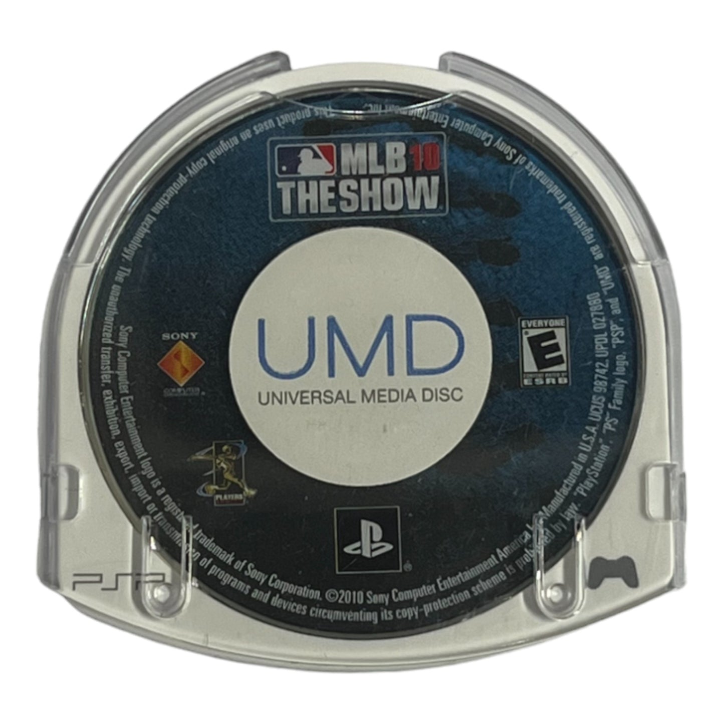 UMD Universal Media Disc for MLB The Show on a white background