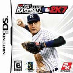 Video game case for 'Major League Baseball 2K7' on Nintendo DS with a baseball player on the cover.