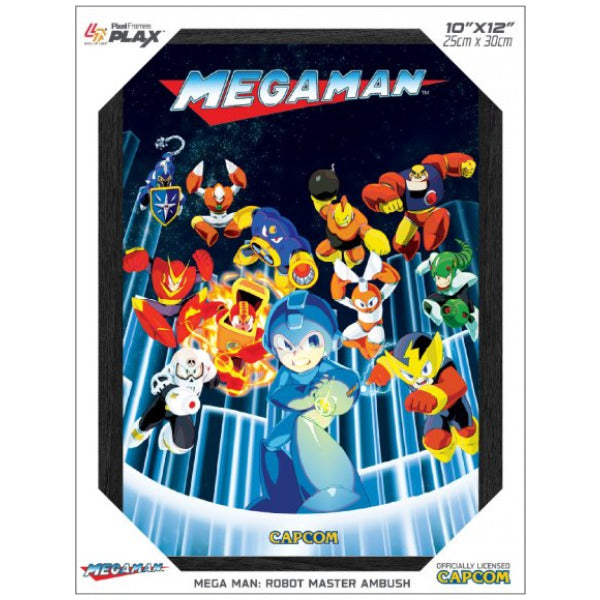 Mega Man: Robot Master Ambush 3D Pixel Frame