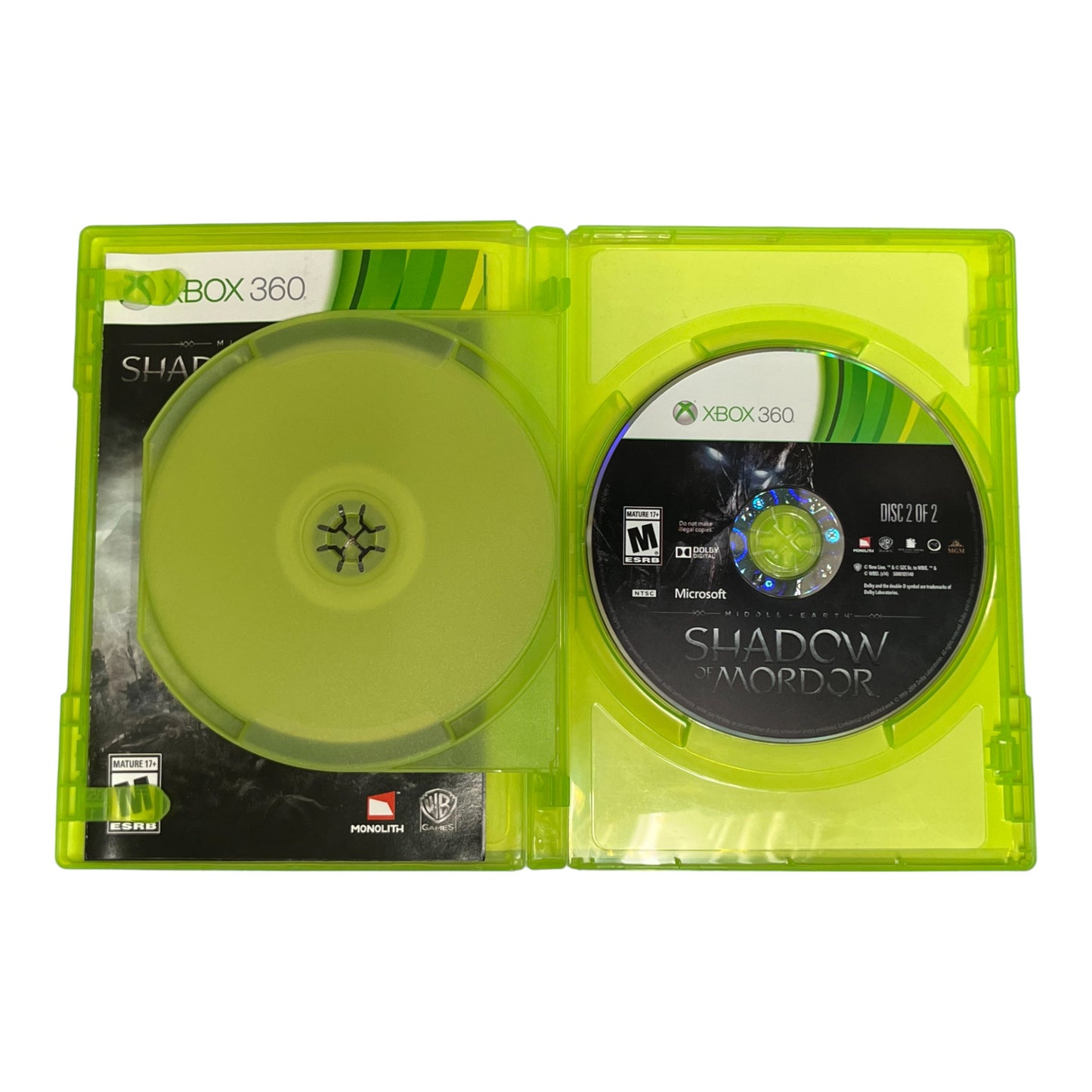 Middle Earth: Shadow Of Mordor (Xbox 360)