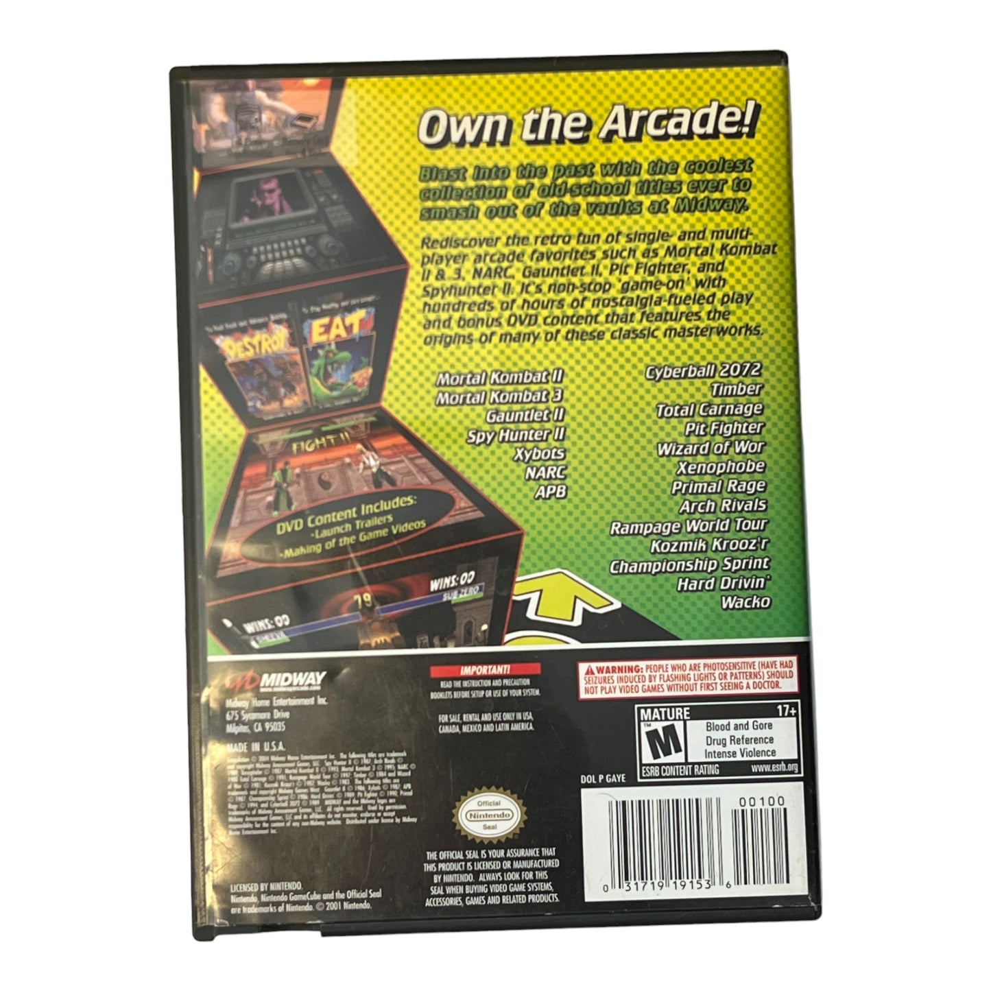 Midway Arcade Treasures 2 (GC)