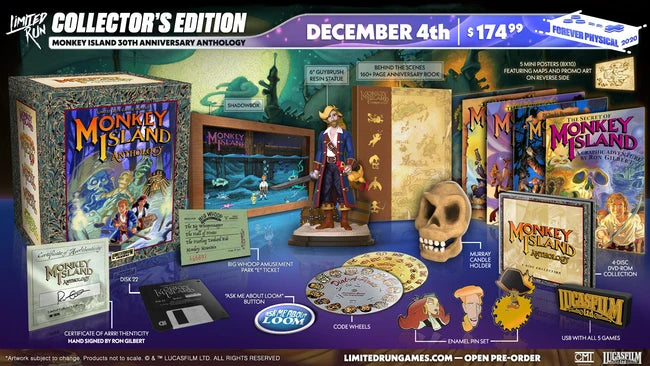 Monkey Island Anniversary Anthology + Return to Monkey Island Upgrade Kit (PC)