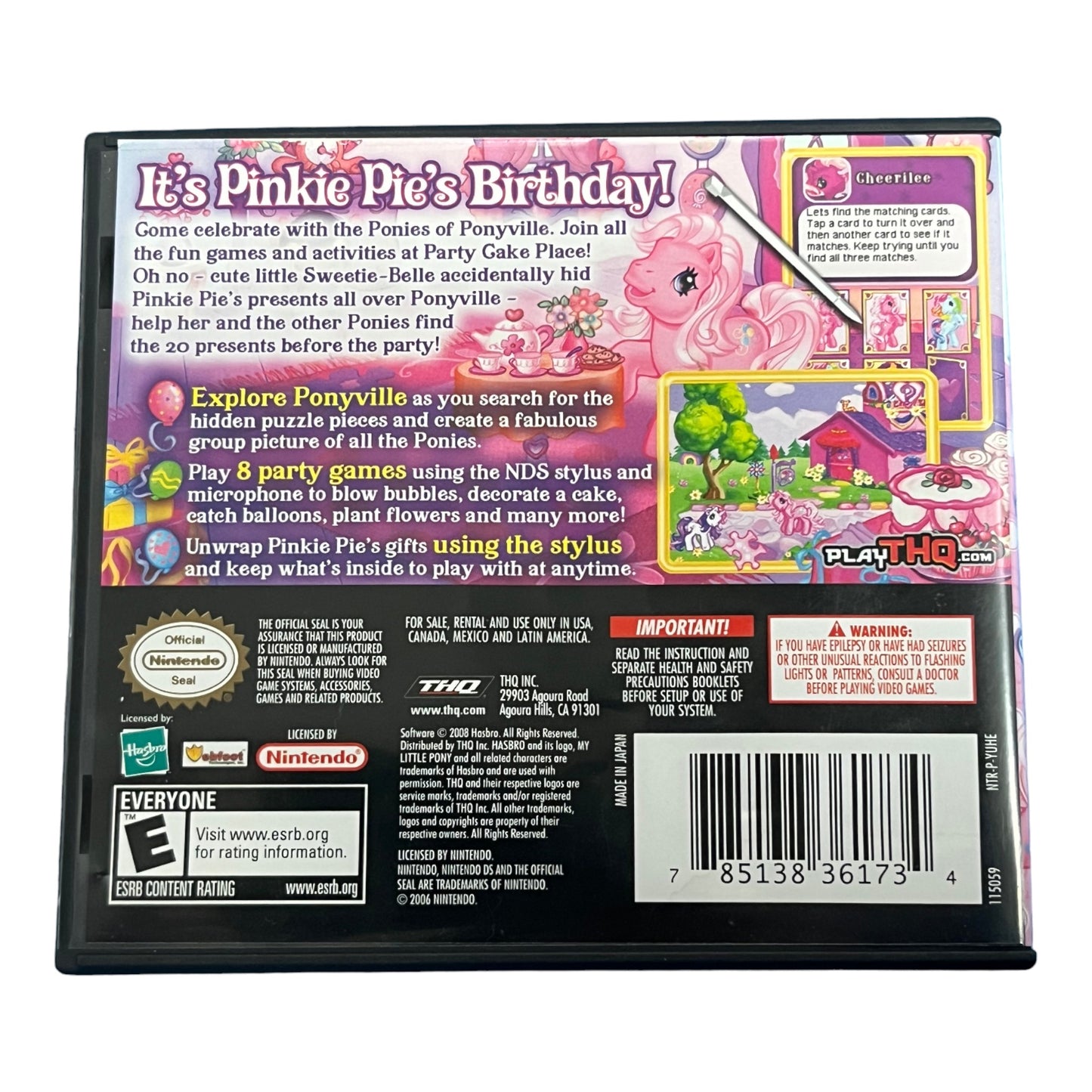 My Little Pony Pinkie Pie's Party (DS)