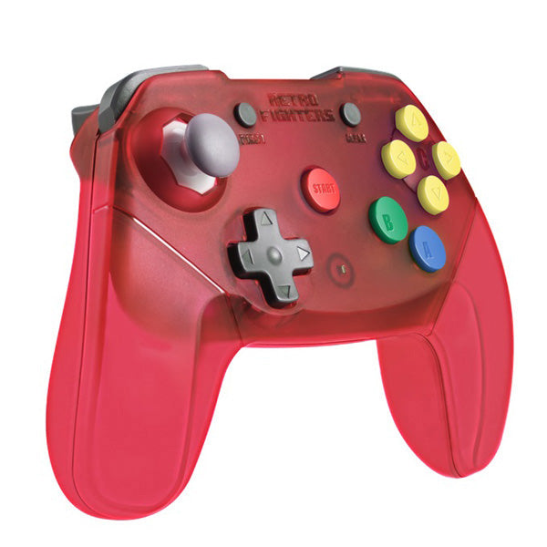 Red Brawler64 Wireless Gamepad Next Gen N64 Controller