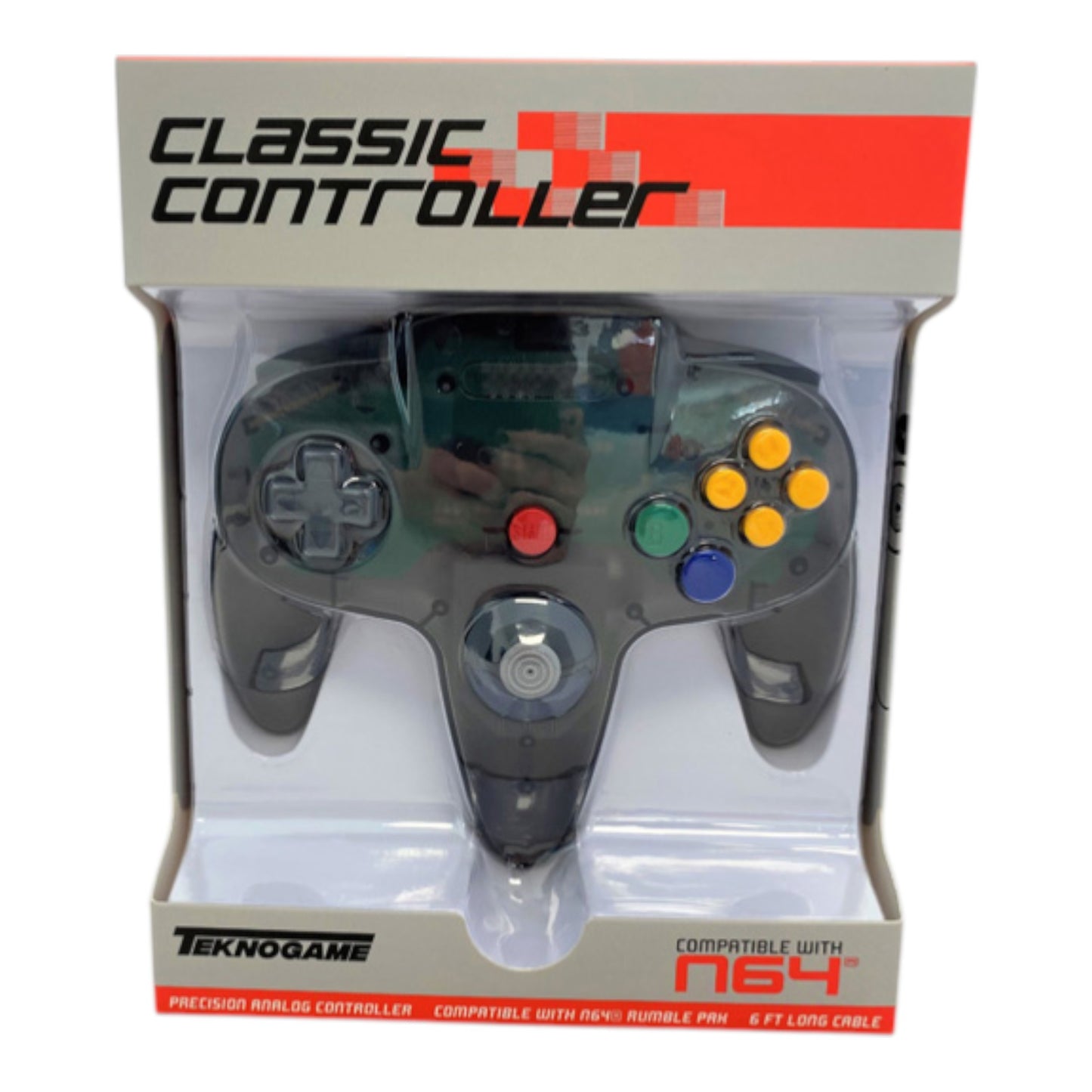 Nintendo 64 Controller - Wired [Teknogame] - Various Colours