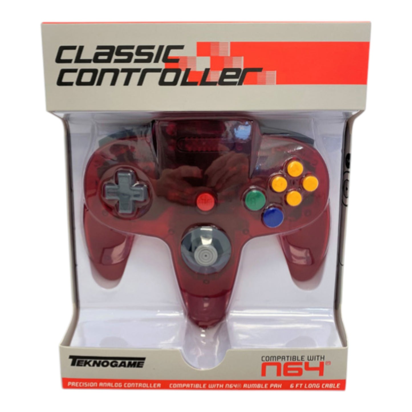 Nintendo 64 Controller - Wired [Teknogame] - Various Colours