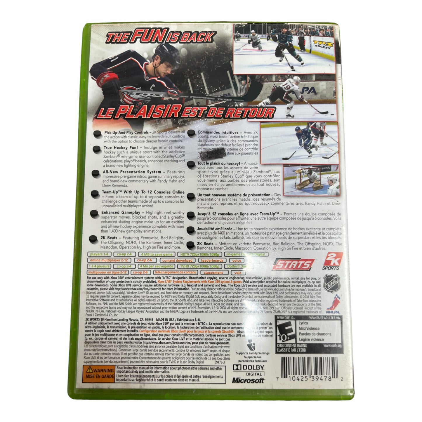 NHL 2K9 (Xbox 360)