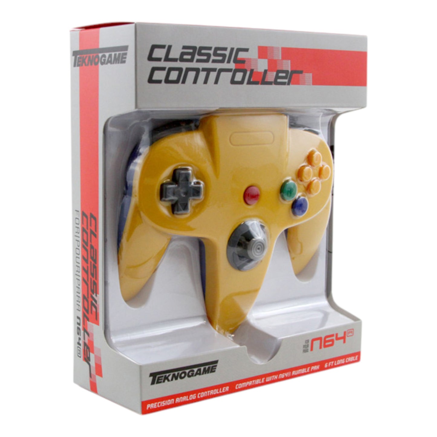 Nintendo 64 Controller - Wired [Teknogame] - Various Colours