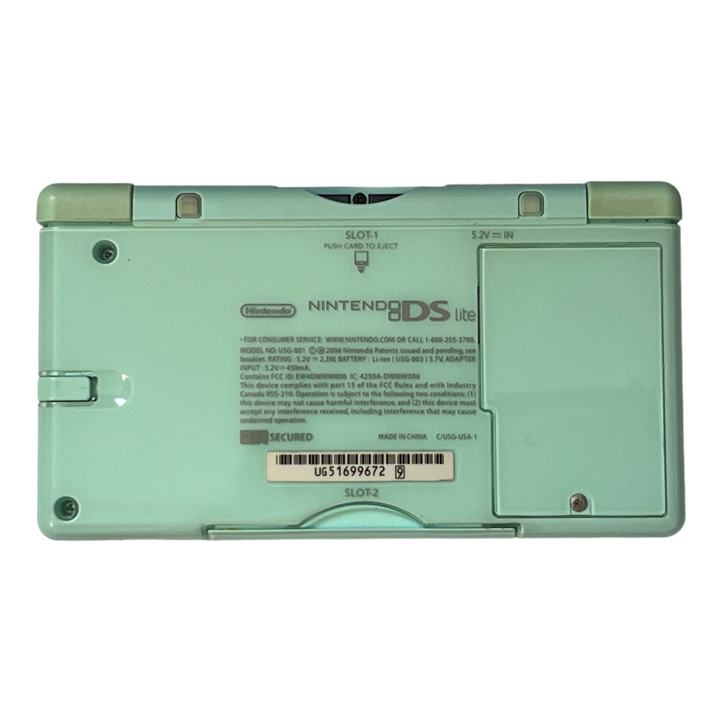 Nintendo DS lite (Mint Green) & Case