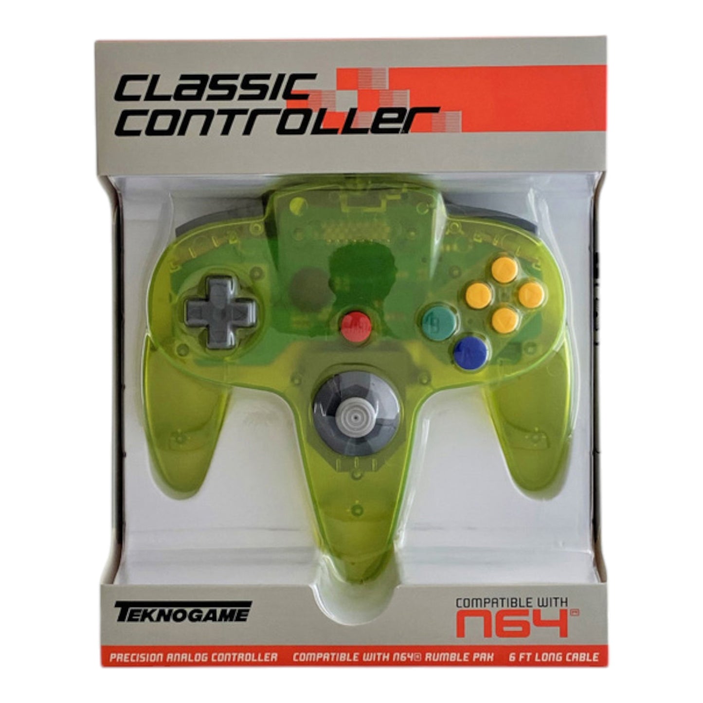 Nintendo 64 Controller - Wired [Teknogame] - Various Colours