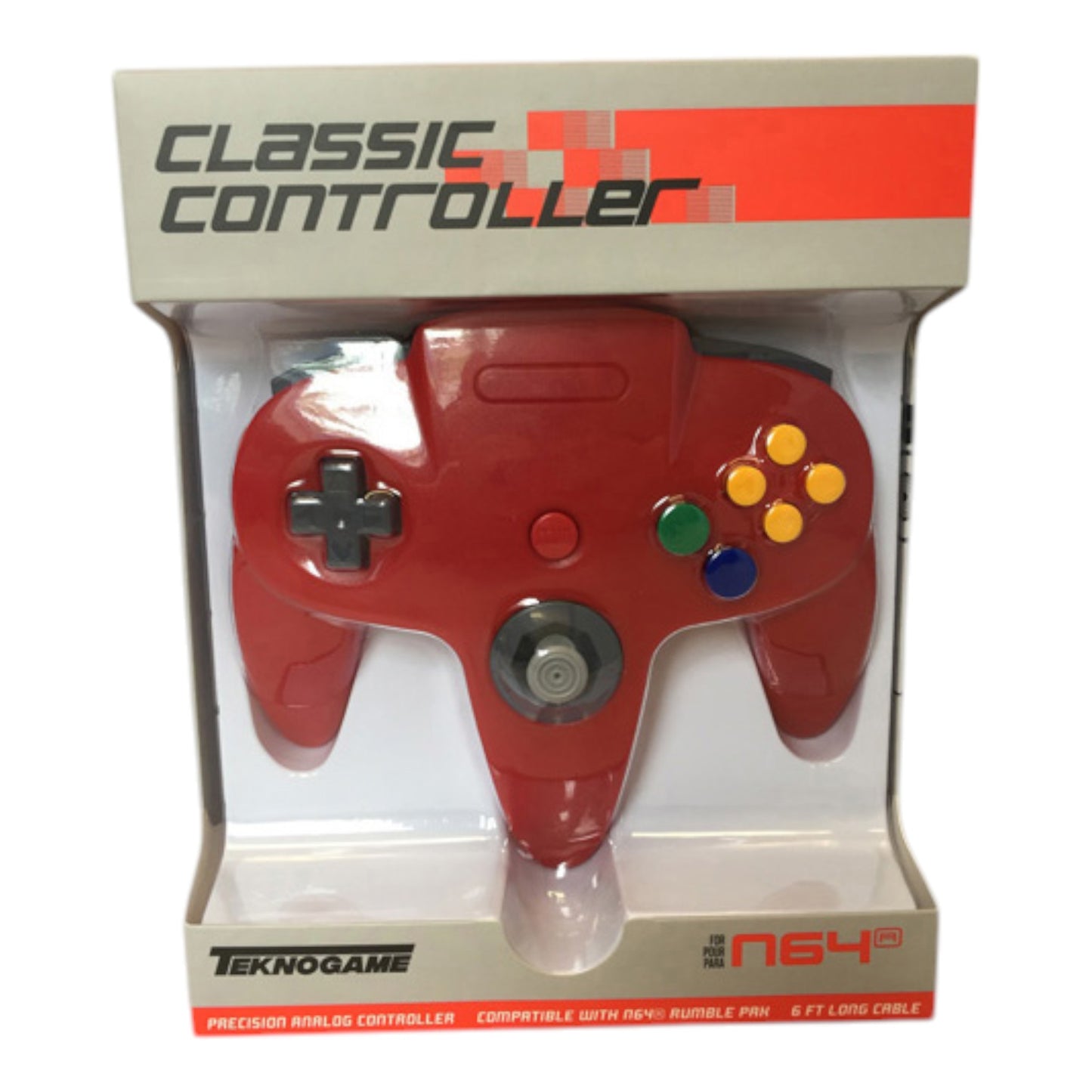 Nintendo 64 Controller - Wired [Teknogame] - Various Colours