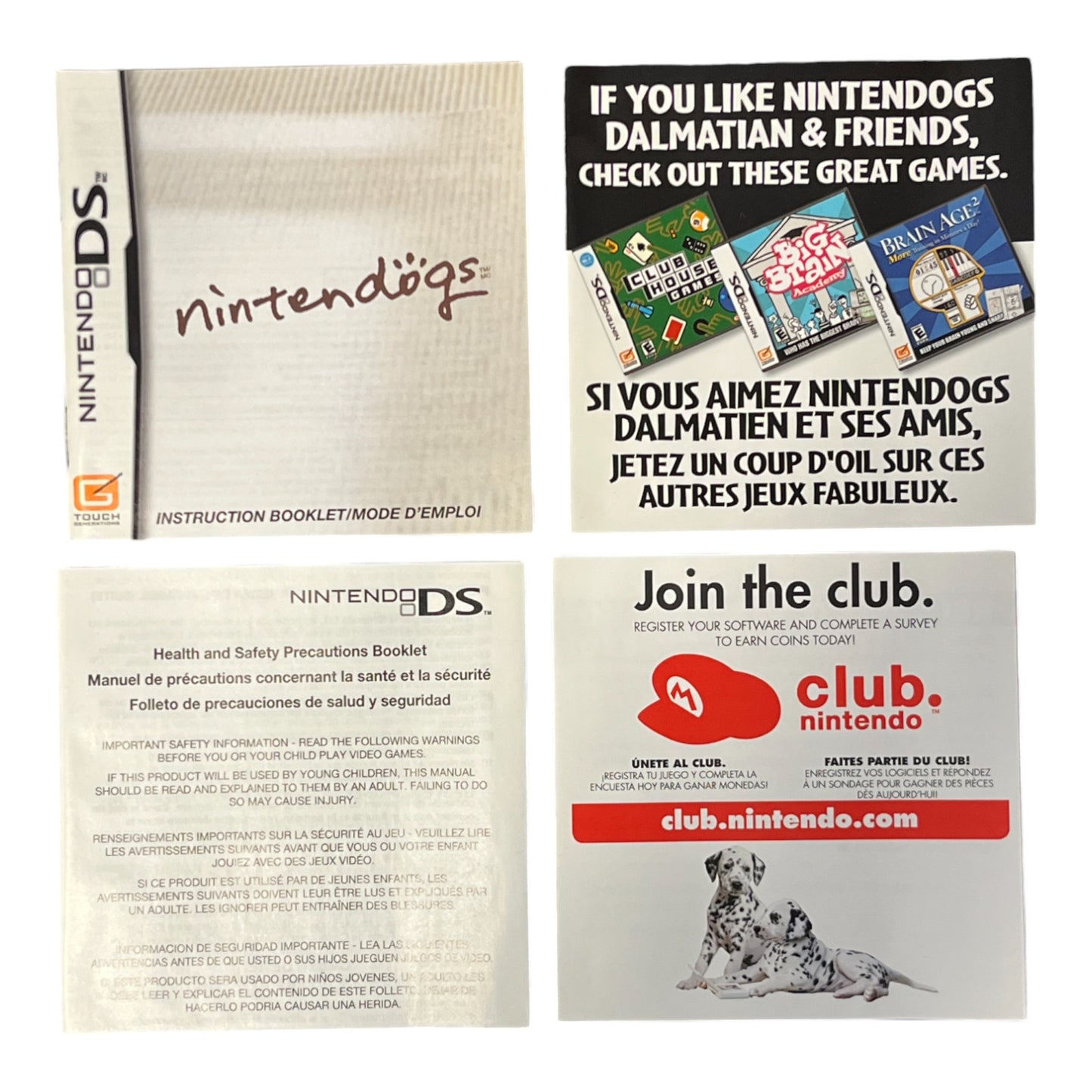 Nintendogs Dalmatian and Friends (DS)