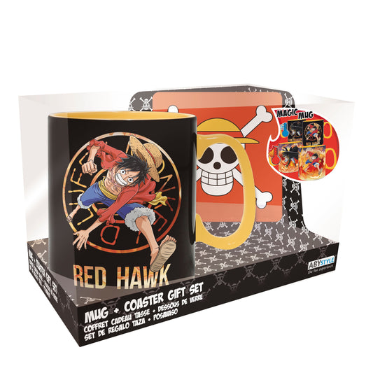 One Piece Luffy and Sabo Mug/Coaster Gift Set - Magic Mug