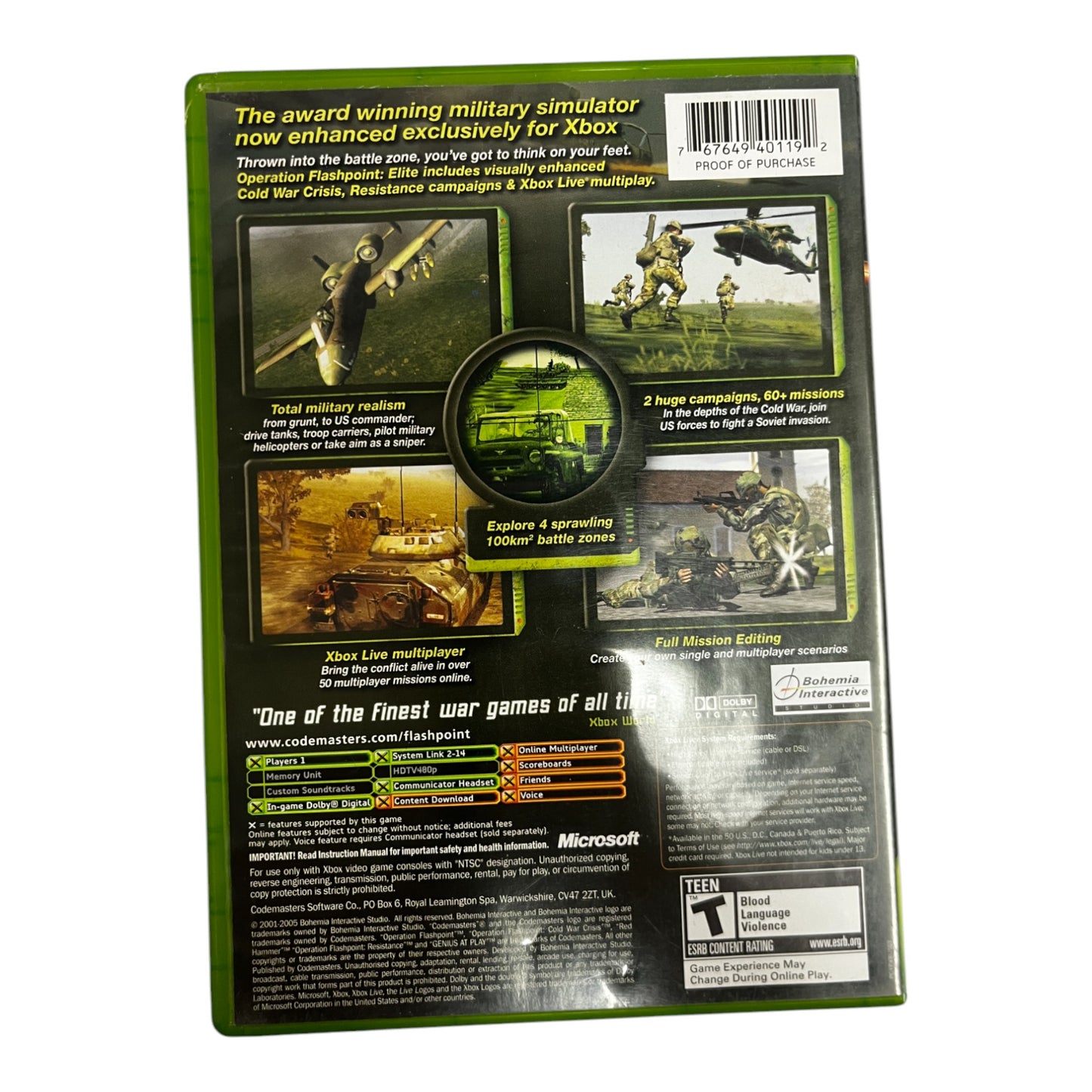 Operation Flashpoint Elite (Xbox)