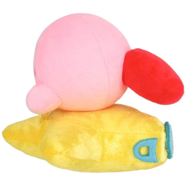 Kirby Air Riders – Kirby & Warp Star 6″ Plush