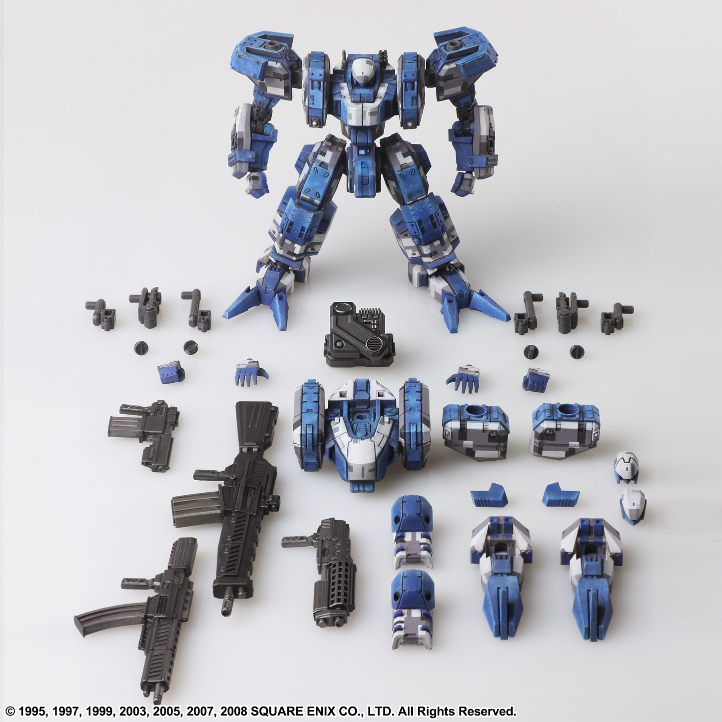 FRONT MISSION STRUCTURE ARTS 1/72 Scale Plastic Model Kit Series Vol 4 ZENITH DV WHITE COLOR VARIANT 4 Unit Set