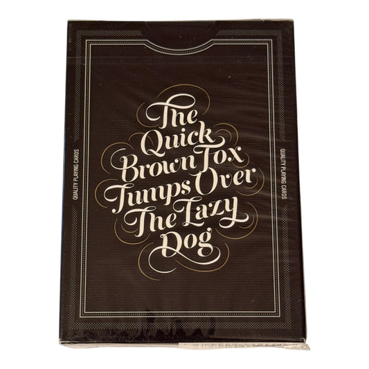 The Type Deck (Playing Cards)