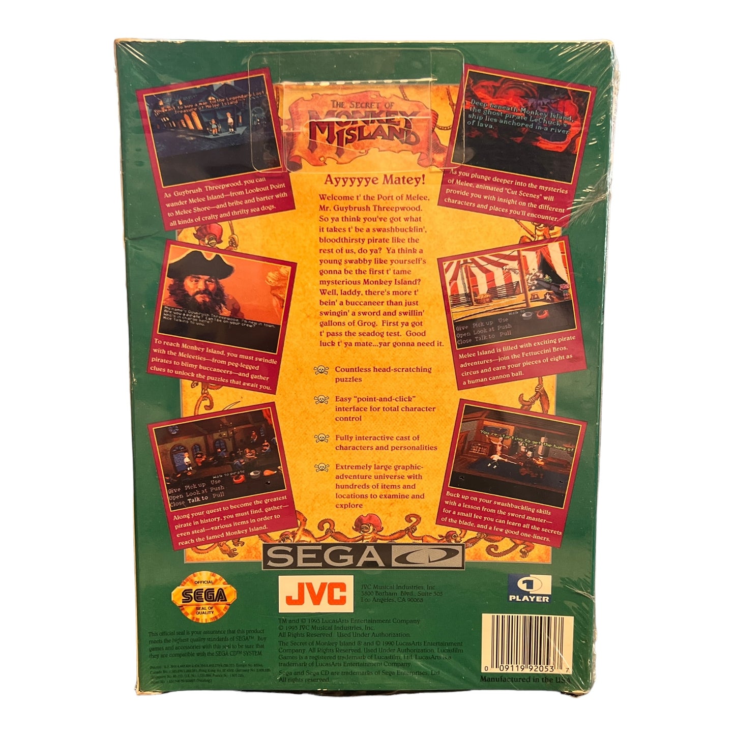 The Secret of Monkey Island (SegaCD)