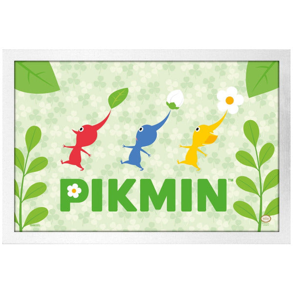 Pikmin Side Run 11″x17″ Black Framed Print