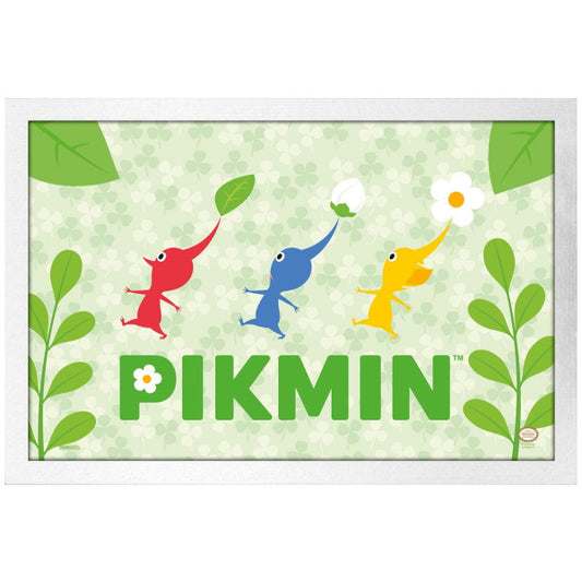 Pikmin Side Run 11″x17″ Black Framed Print
