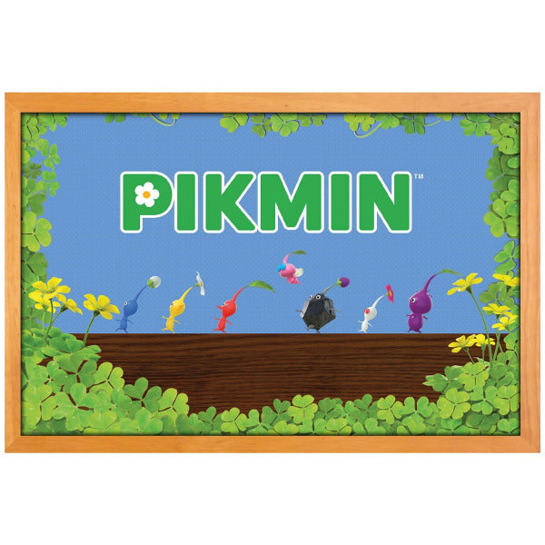 Pikmin Walking in Foliage 11″x17″ Black Framed Print