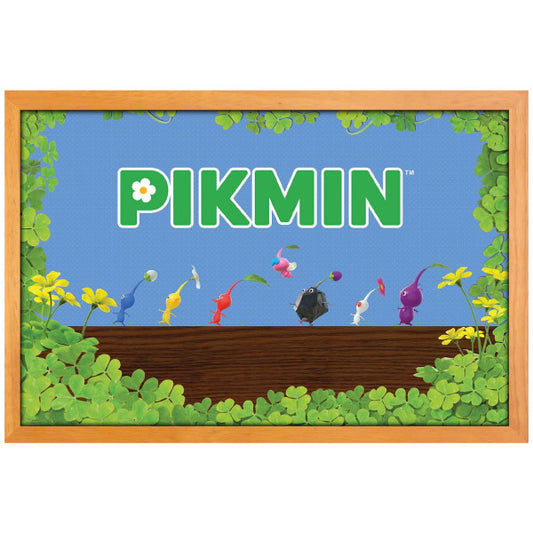 Pikmin Walking in Foliage 11″x17″ Black Framed Print