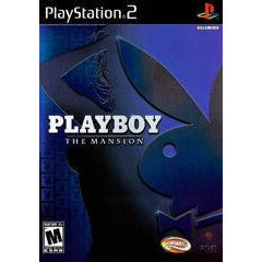 PlayStation 2 game cover for 'Playboy: The Mansion' with Playboy logo.