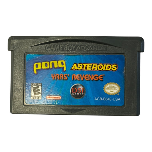 Pong / Asteroids / Yar's Revenge (GBA)