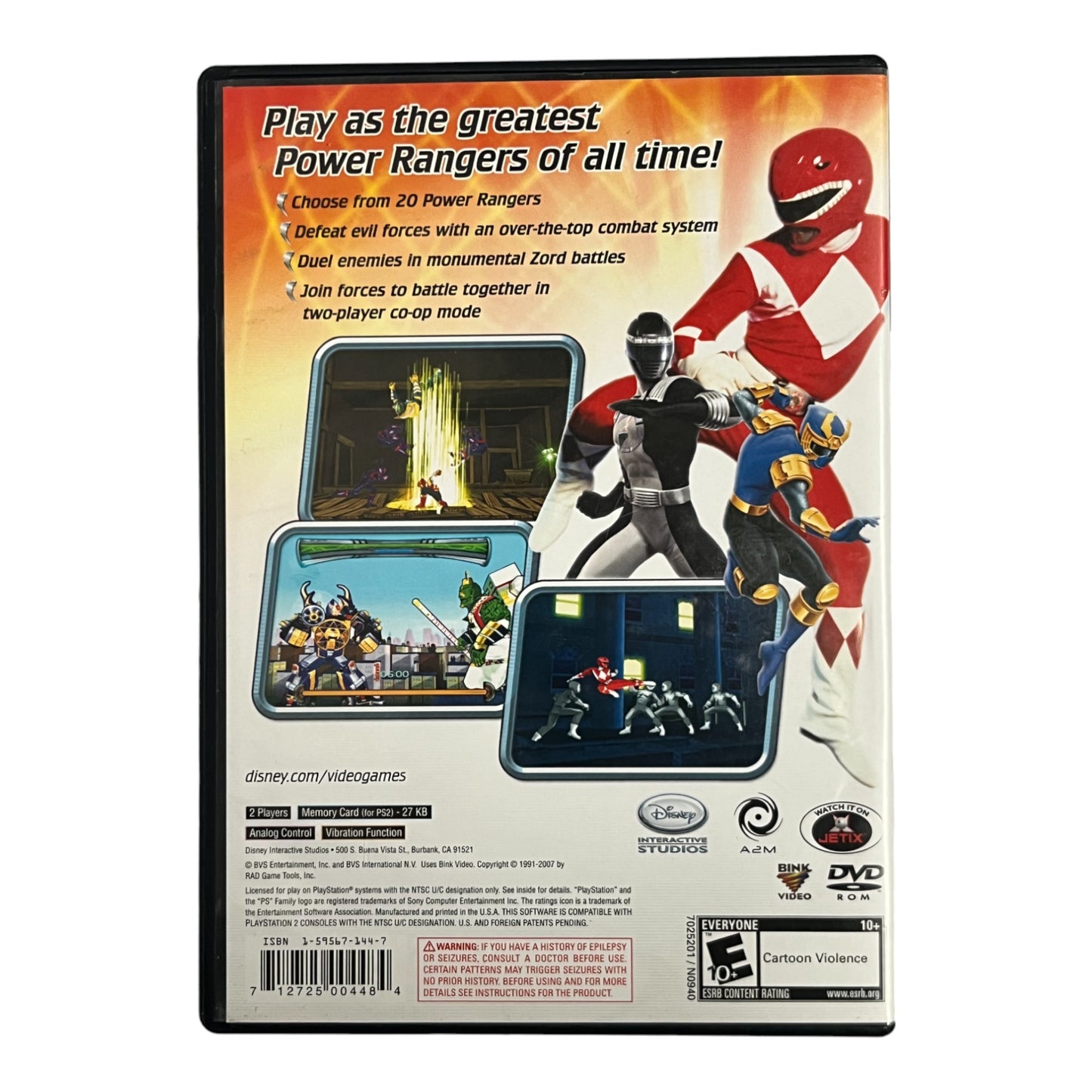 Power Rangers Super Legends (PS2) – Retro North Games