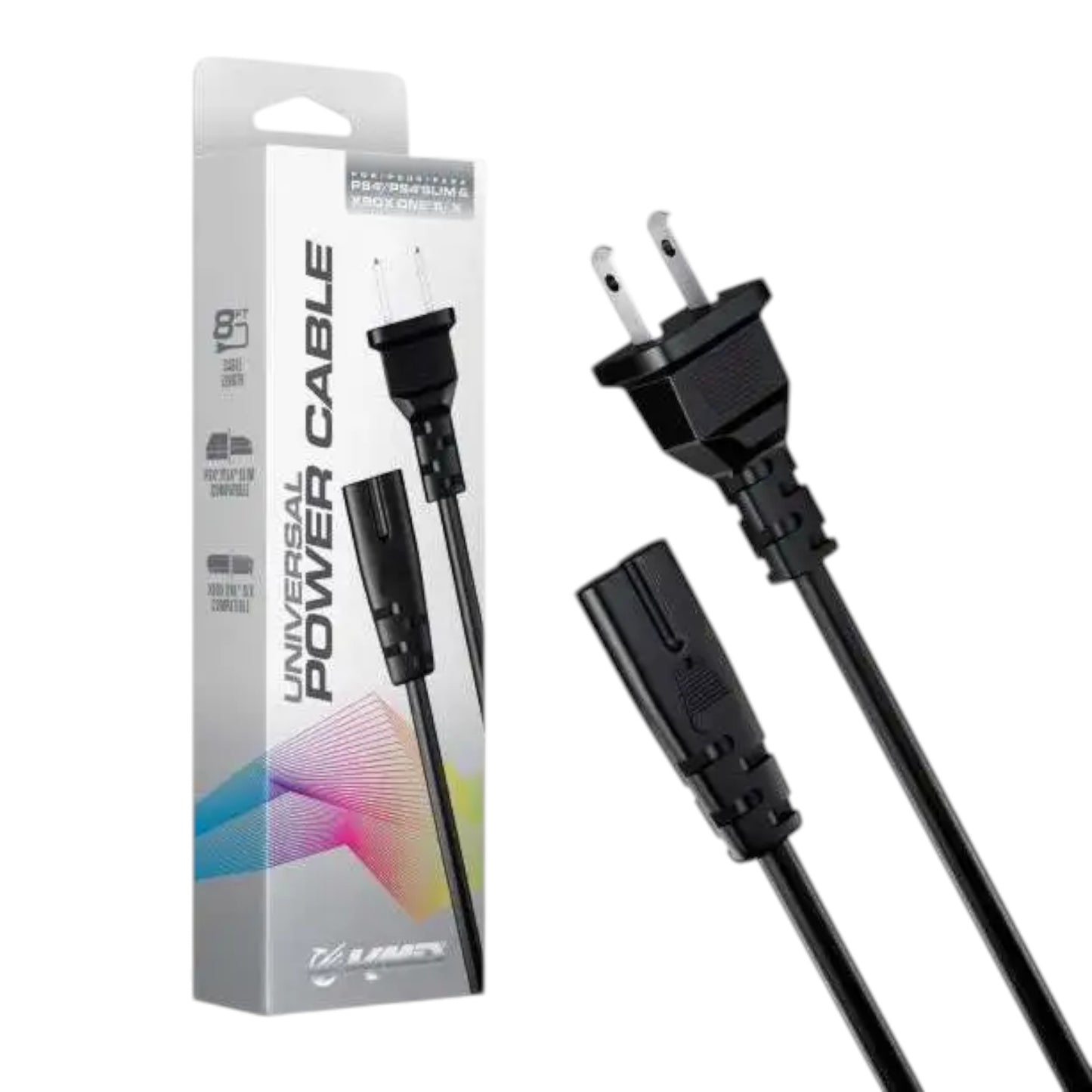 Power Cable for PS4/PS4 Slim/Xbox One S/X