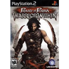 Game case for 'Prince of Persia: Warrior Within' on PlayStation 2 with a warrior character holding a sword.