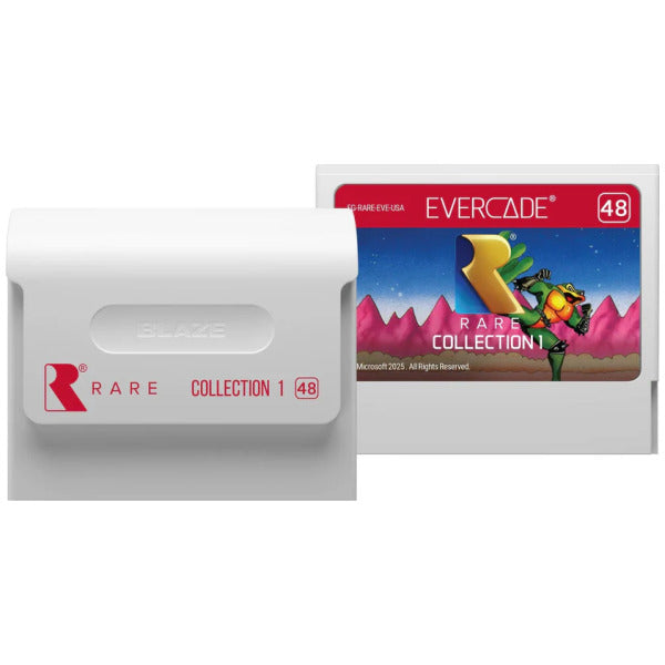 RARE Collection 1 cartridge for Evercade console on a white background